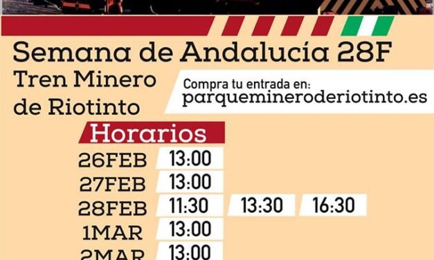 Ofrecen viajes diarios en el ferrocarril minero durante toda la semana por el 28F