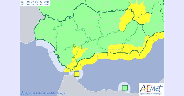 Activado el aviso amarillo en la Cuenca Minera por vientos de 70 km/h