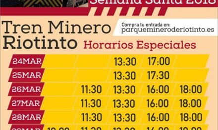 La Fundación Río Tinto aumenta los viajes del tren minero para Semana Santa