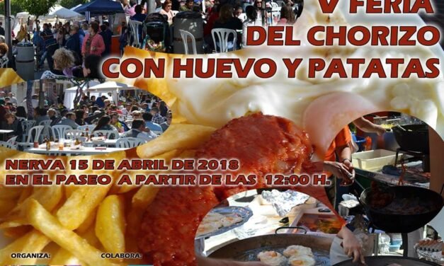 Nerva acoge el próximo domingo su V Feria del Chorizo con Huevo y Patatas