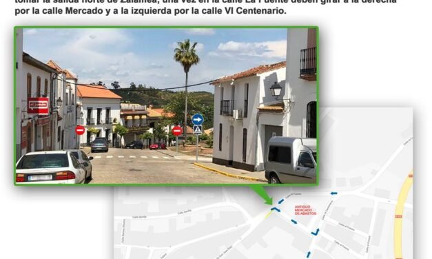 La calle La Fuente de Zalamea pasa a ser de sentido único