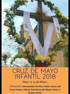 Nerva acoge este fin de semana su Cruz de Mayo Infantil