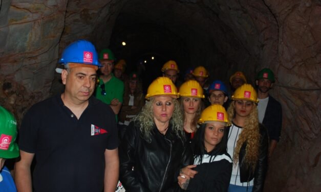 Internos de la prisión de Huelva visitan la Cuenca Minera