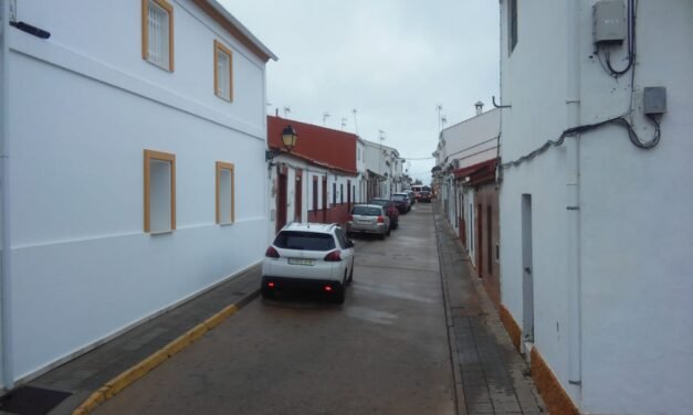 El temporal provoca la inundación de una vivienda en Riotinto