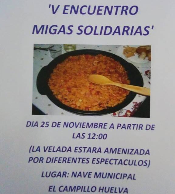 ‘Migas Solidarias’ para luchar contra el cáncer en El Campillo