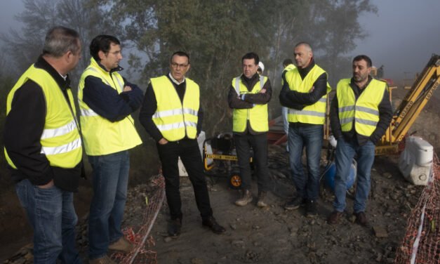 Finalizan el drenaje del primer tramo del Camino Natural del Tinto