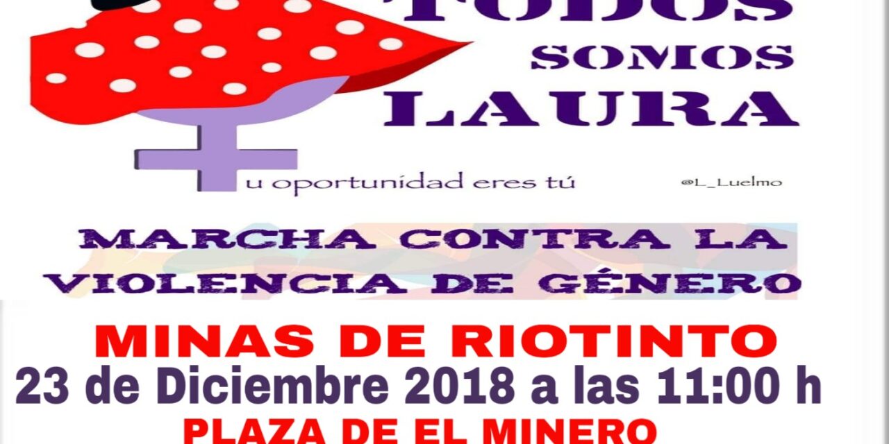 Riotinto se suma a la marcha por Laura Luelmo