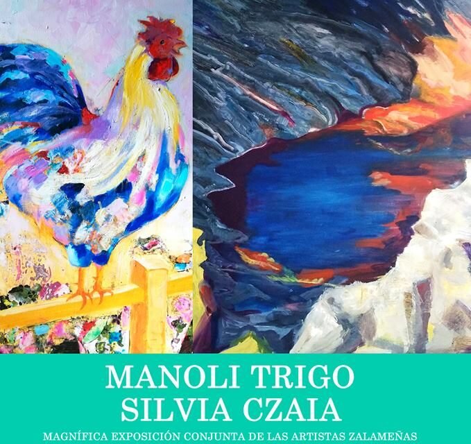 Manoli Trigo y Silvia Czaia expondrán sus nuevas creaciones en Zalamea