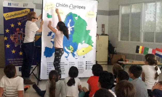 Escolares de Campofrío conocen la Unión Europea a través de un cuentacuentos