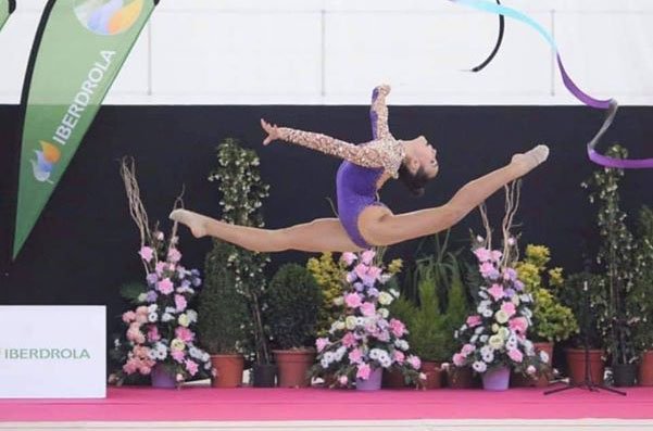 La nervense Lucía Paiseo, subcampeona de Andalucía de gimnasia rítmica