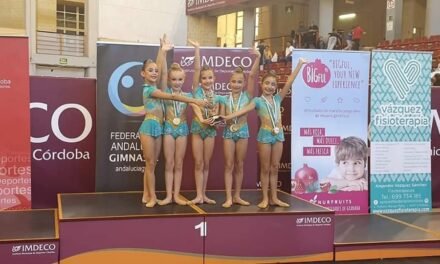 La gimnasta campillera María Domínguez Gadea se proclama campeona de Andalucía