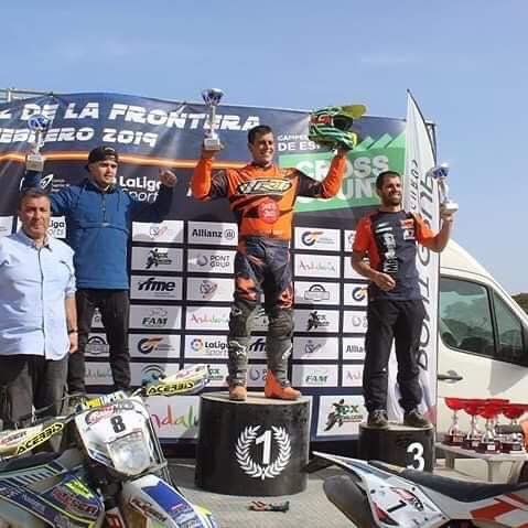 El motorista nervense Manuel Hurtado se proclama subcampeón de España