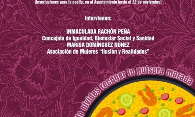Zalamea conmemorará el 25N con una paella contra la violencia de género