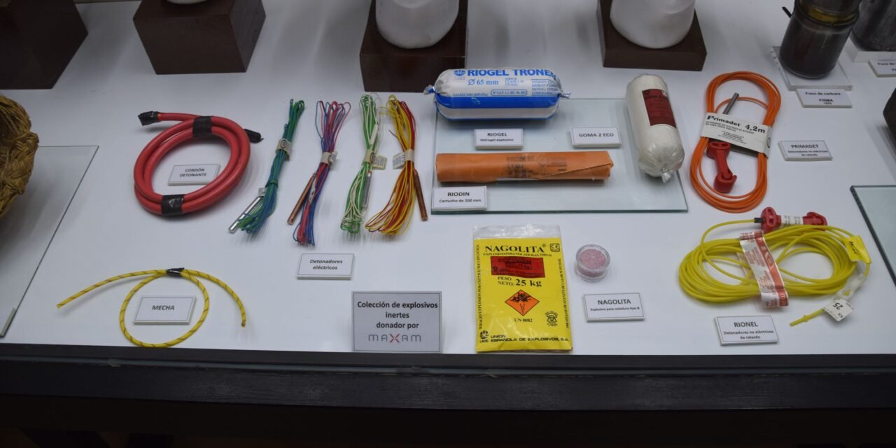 El Museo Minero de Riotinto incorpora una colección de explosivos inertes