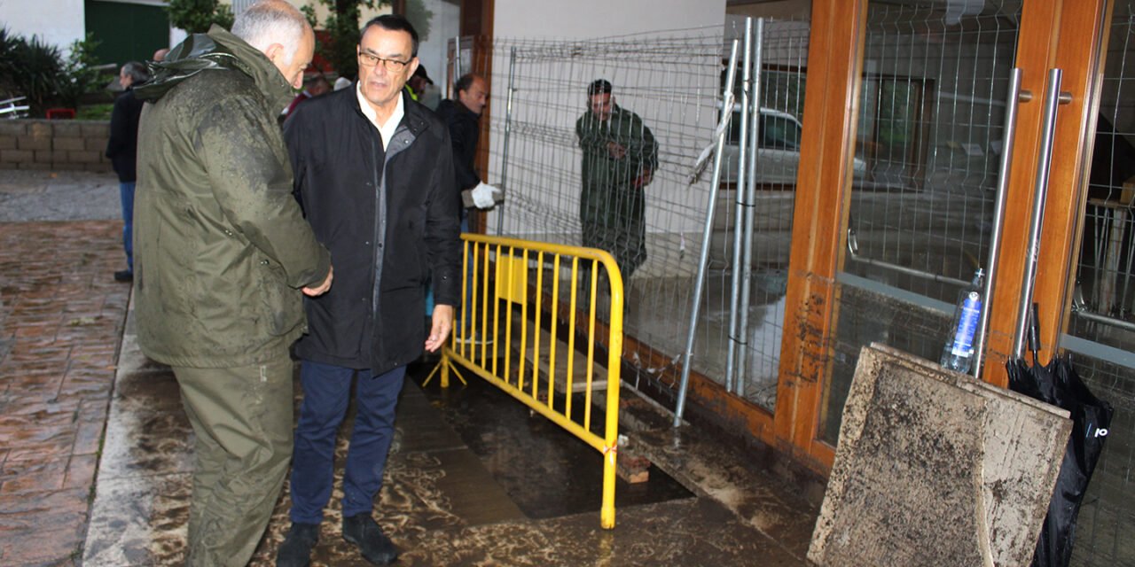 La Diputación pone 30.000 euros para paliar los daños del temporal en Nerva