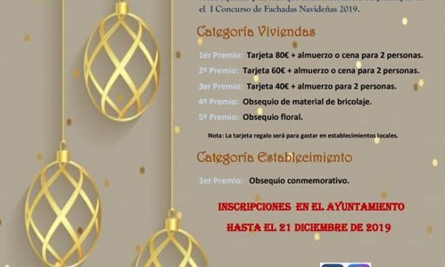 Decorar la fachada tiene premio en Riotinto