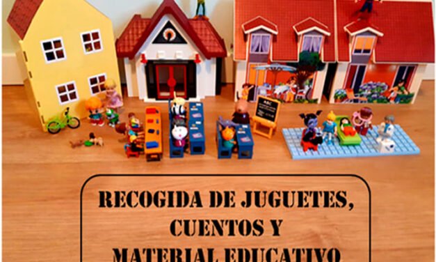 Recogen juguetes y material educativo para los niños más necesitados