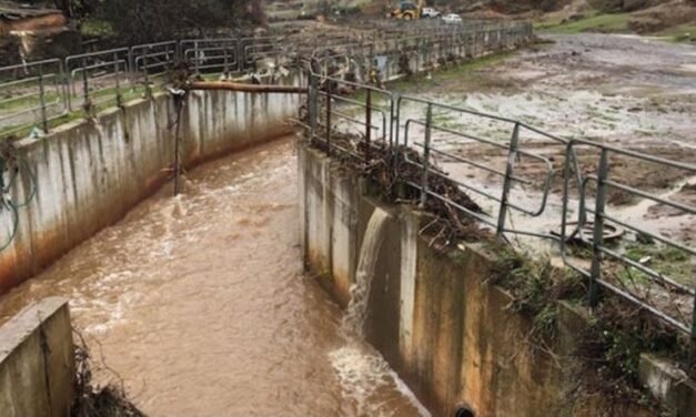 La limpieza del arroyo desbordado en Nerva comenzará el 7 de enero