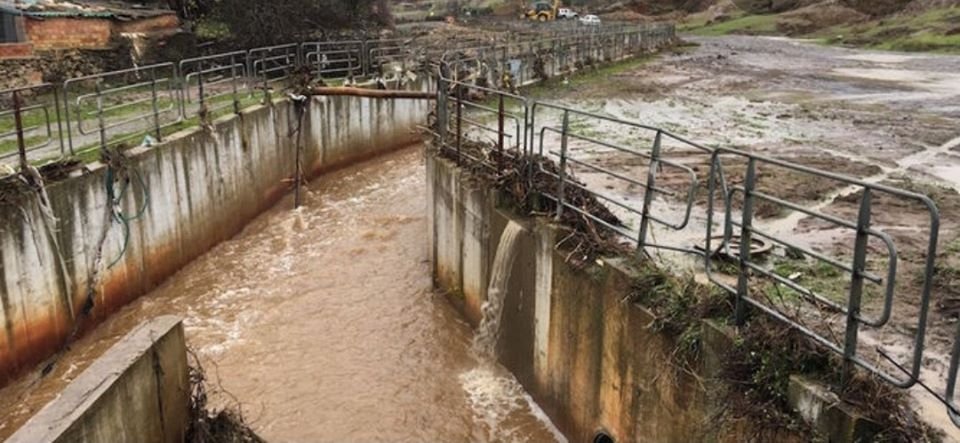La limpieza del arroyo desbordado en Nerva comenzará el 7 de enero