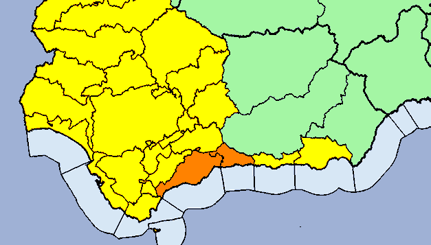 La Cuenca Minera, en aviso amarillo por tormentas