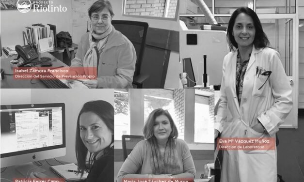 Cuatro mujeres dirigen departamentos de la mina de Riotinto