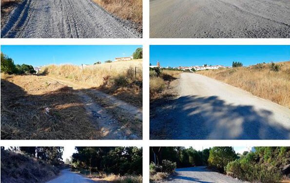 Mejoran los caminos rurales de Zalamea