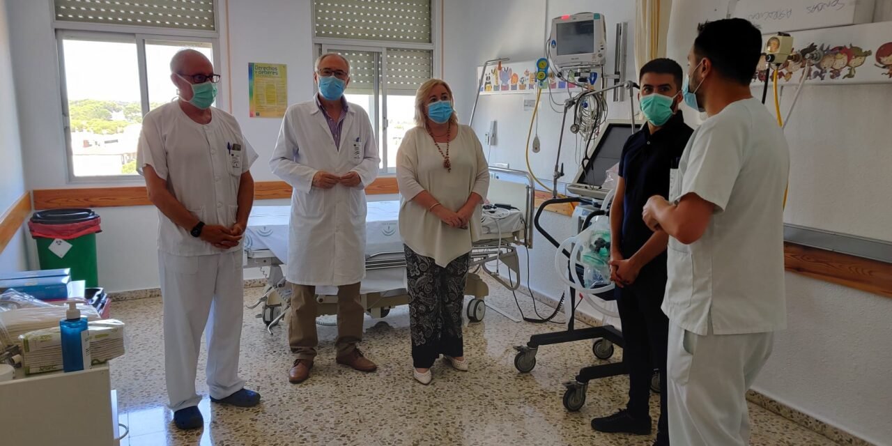 El Hospital de Riotinto habilita una nueva zona de ingreso para pacientes Covid-19