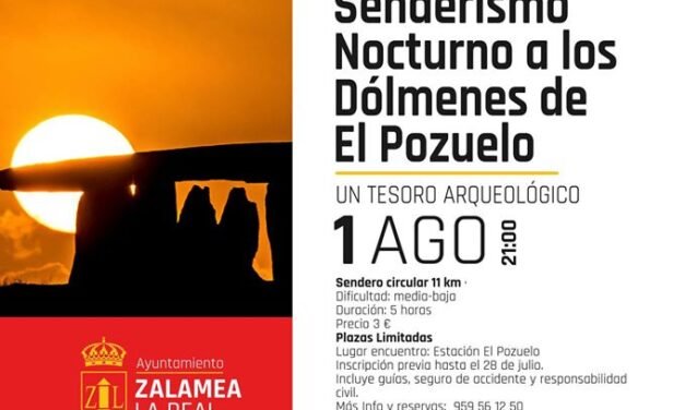 Zalamea convoca dos senderismos nocturnos para el mes de agosto