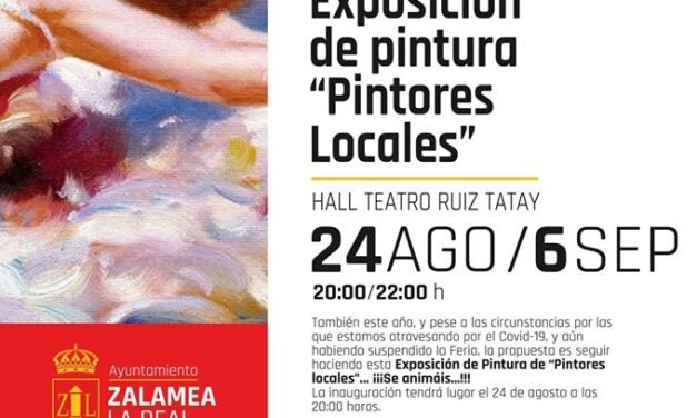 El covid no puede con la exposición de pintores locales de Zalamea