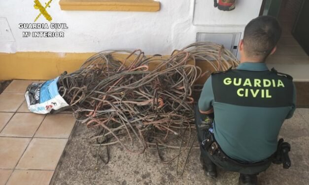 Detienen a una persona por el robo de cable en Riotinto