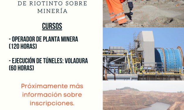 El Ayuntamiento de Riotinto ofrecerá a sus vecinos cursos gratuitos sobre minería