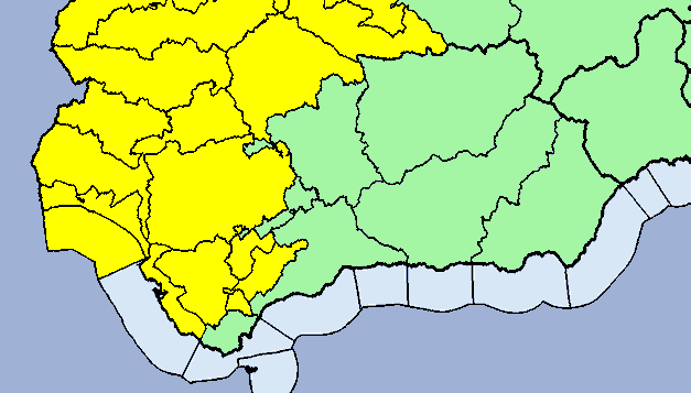 La Cuenca Minera, en aviso amarillo por lluvias durante todo este martes