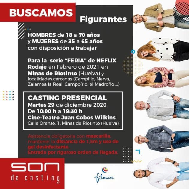 Buscan figurantes para una serie de Netflix que se rodará en la Cuenca Minera