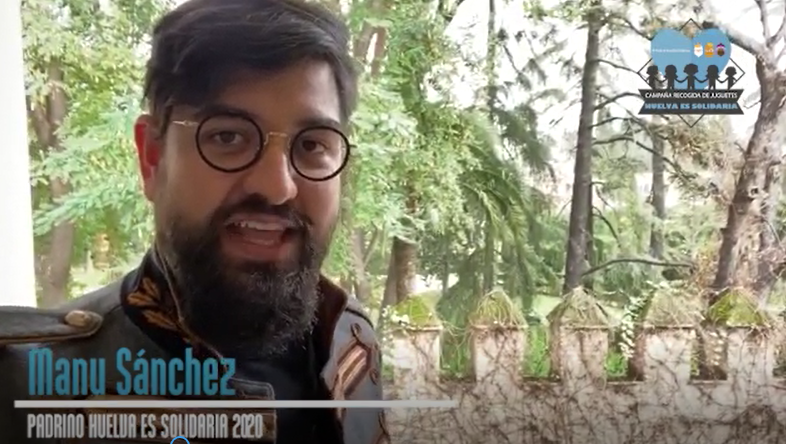 Manu Sánchez se hace padrino de ‘Huelva es solidaria’