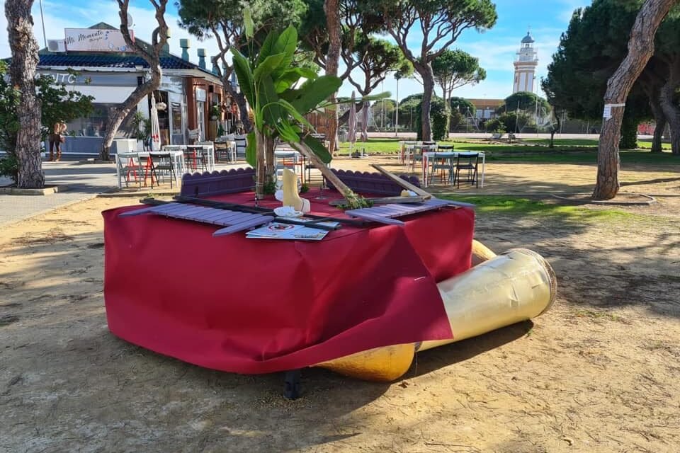 Destrozan el Museo de la Navidad de Mazagón