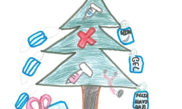 Claudia Clavijo, de 9 años, gana el V Concurso de Postales Navideñas de Riotinto