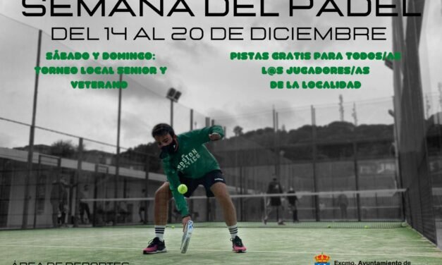Riotinto celebra la semana del pádel con pistas gratis y un torneo