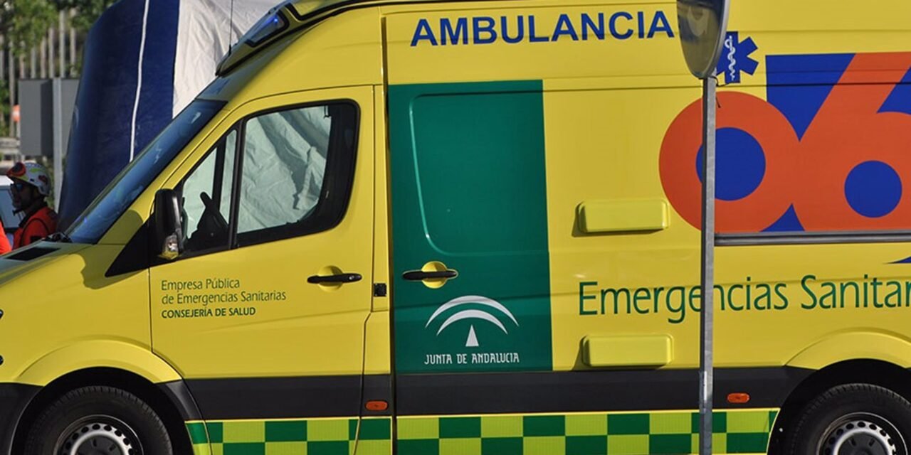 Hospitalizado tras caer desde una grúa en Huelva Capital
