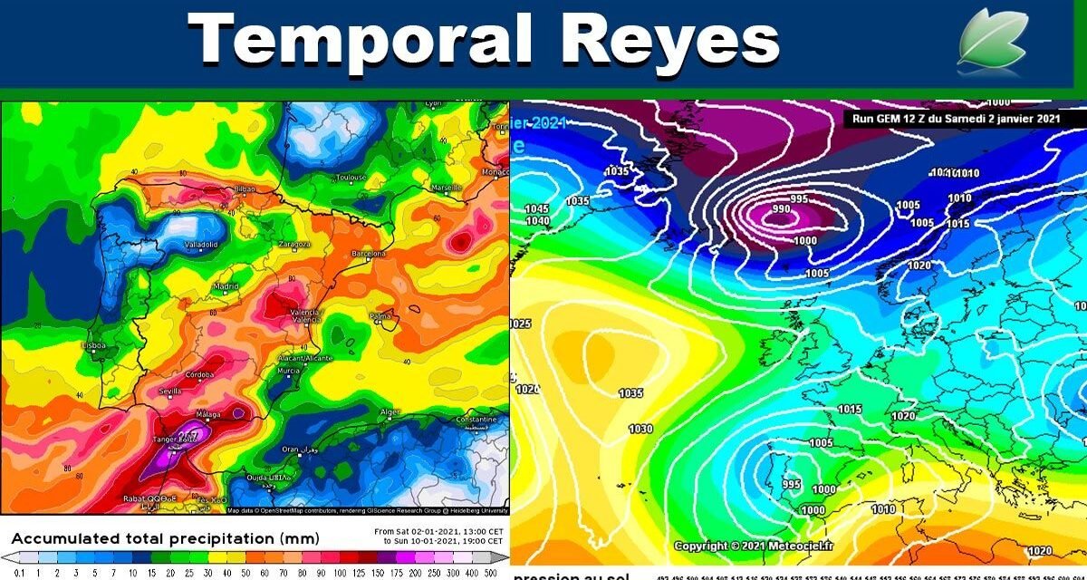 El Día de Reyes estará pasado por agua y con posibilidad de nieve en la Sierra
