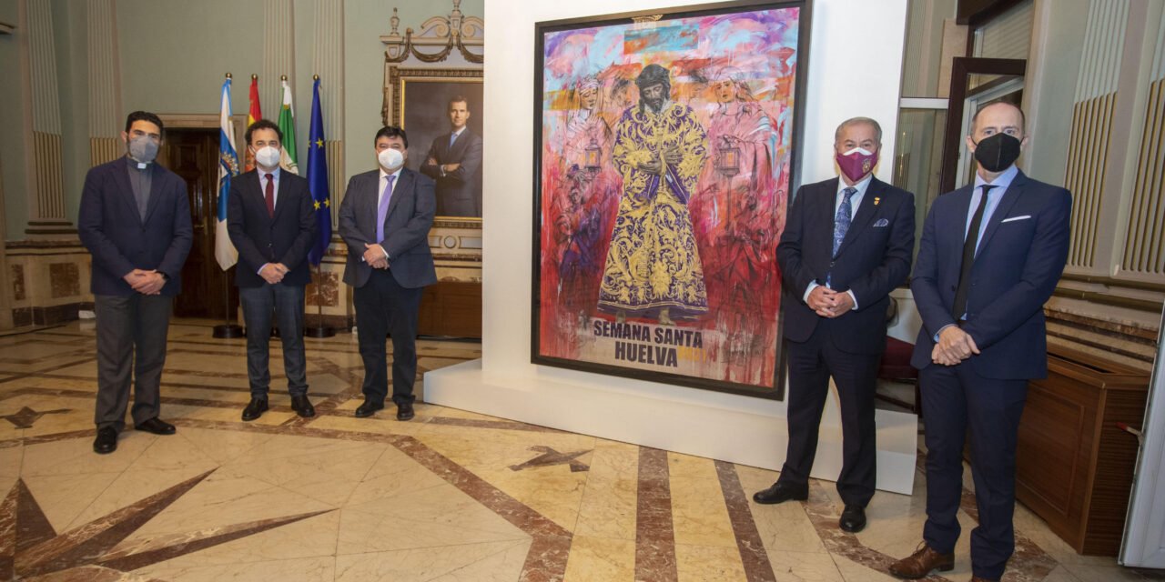 Una colorista imagen del Nazareno protagoniza el cartel de la Semana Santa de Huelva 2021