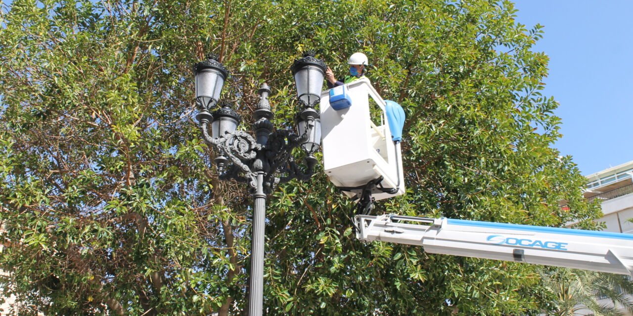 El Ayuntamiento pone cámaras de videovigilancia en la Plaza de las Monjas