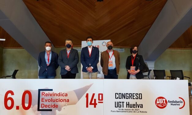 Sebastián Donaire es reelegido como secretario general de UGT Huelva