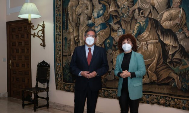 María Eugenia Limón presenta el proyecto ‘Ruta del Fandango de Huelva’ a la Fundación Cajasol