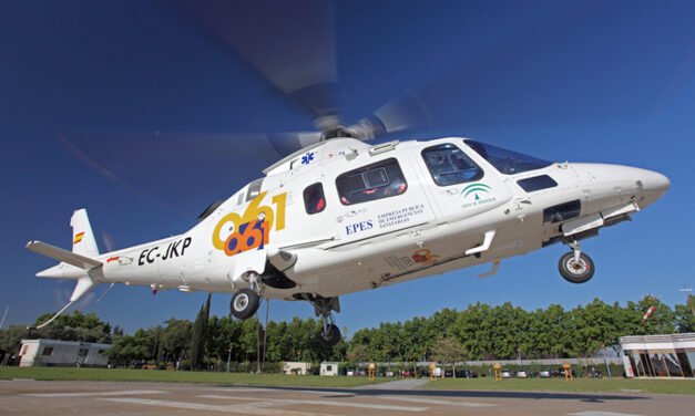 Al menos un herido trasladado en helicóptero en un brutal accidente en Valverde