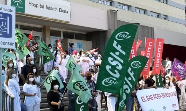 Denuncian «maltrato profesional» a más de 6.000 trabajadores del SAS en Huelva