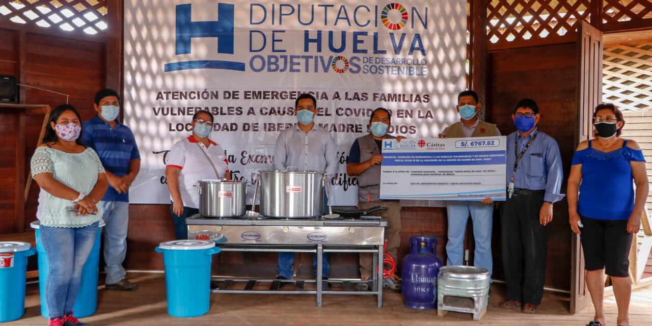 La Diputación atiende a familias vulnerables en la Amazonia peruana