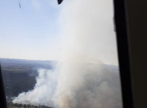 El Infoca controla un incendio forestal en Calañas