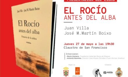 El primer libro sobre la historia de El Rocío se presenta este jueves en Moguer