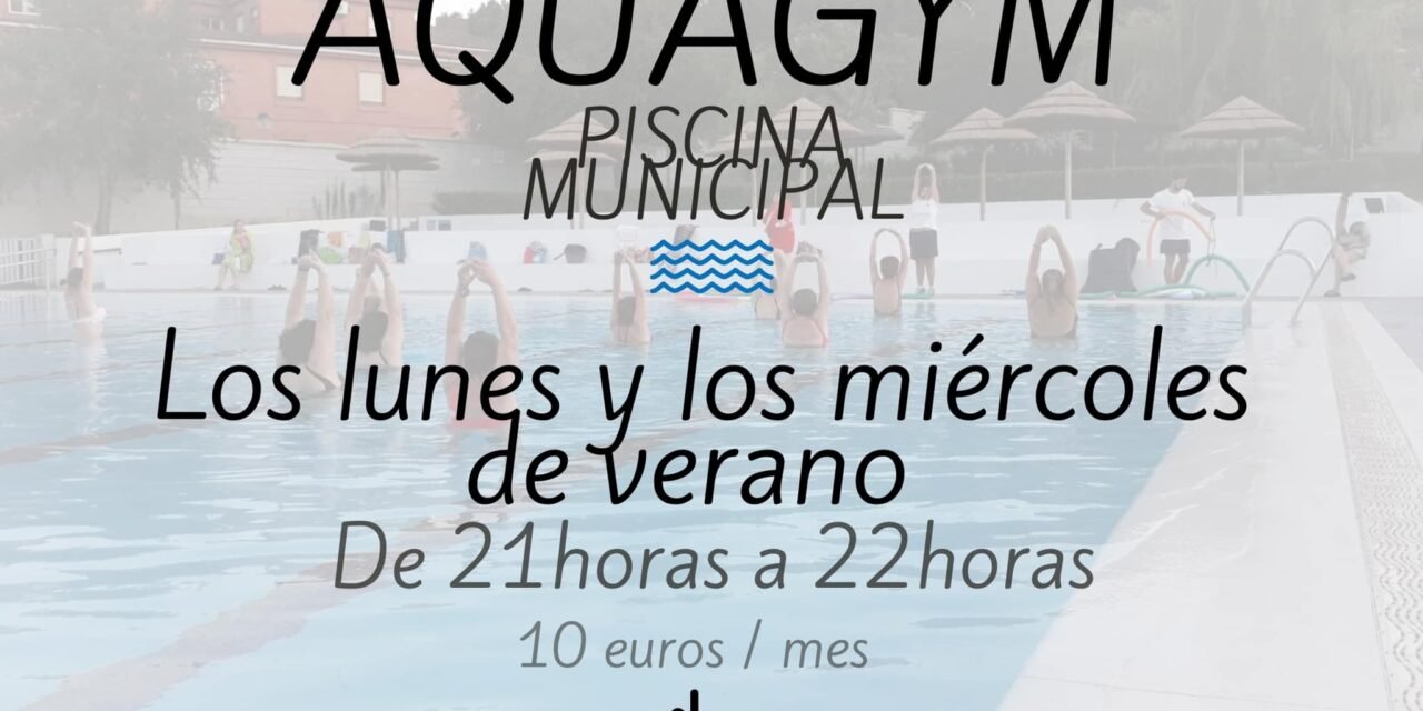 El Aquagym vuelve a la piscina de Riotinto los lunes y miércoles
