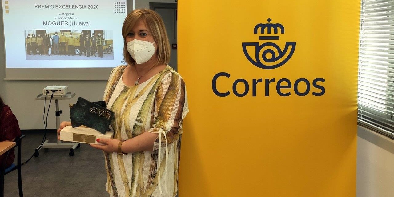 La oficina de Correos de Moguer recibe el Premio Nacional a la Excelencia 2020